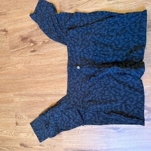 Lululemon Gray and Black animal print jogger